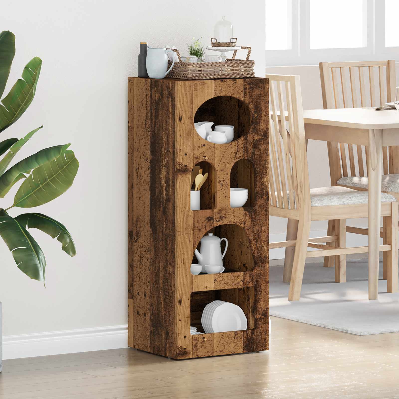 Bufet Lemn vechi 40 x 35 x 100,5 cm Lemn compozit — imaginea 2
