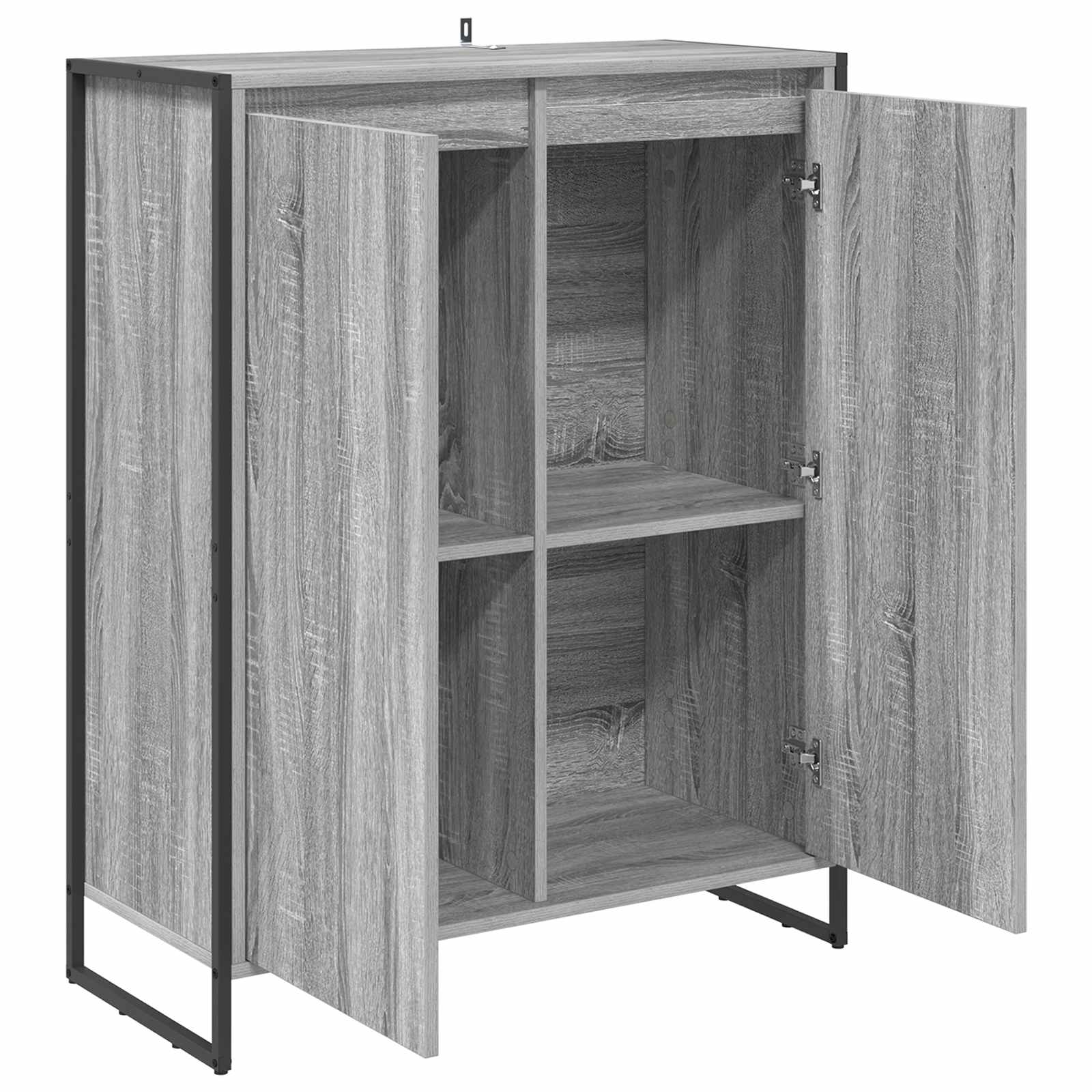 Dulap pentru pantofi Gri Sonoma 79 x 36 x 100 cm Lemn compozit — imaginea 5