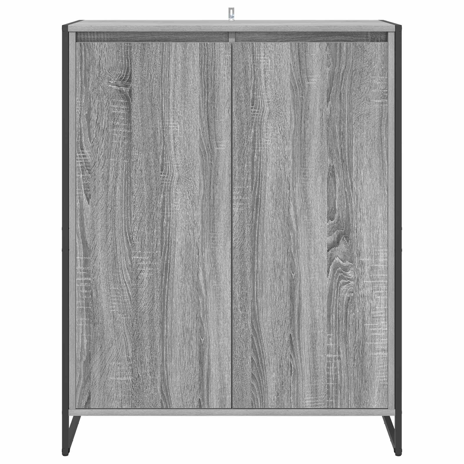 Dulap pentru pantofi Gri Sonoma 79 x 36 x 100 cm Lemn compozit — imaginea 6