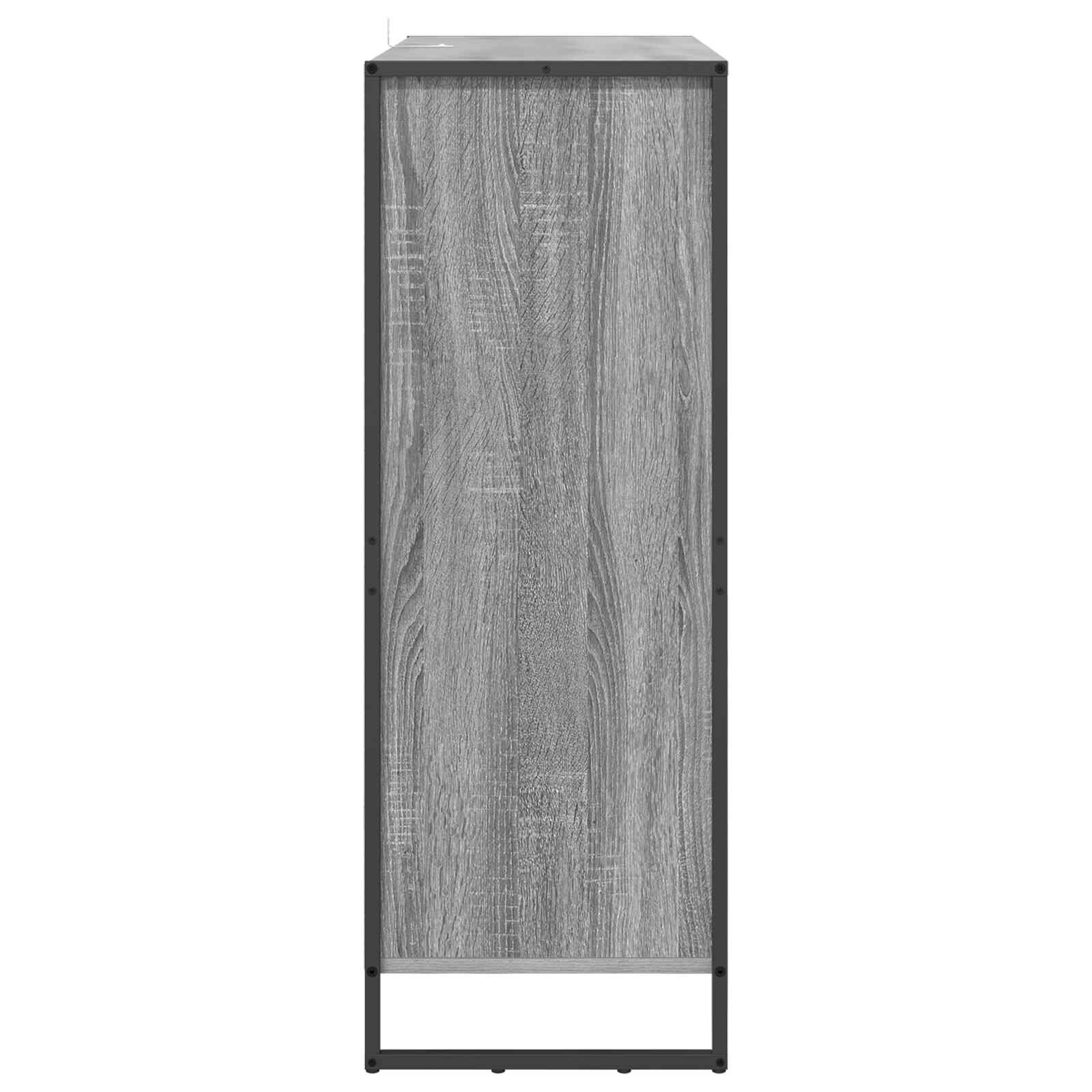 Dulap pentru pantofi Gri Sonoma 79 x 36 x 100 cm Lemn compozit — imaginea 7