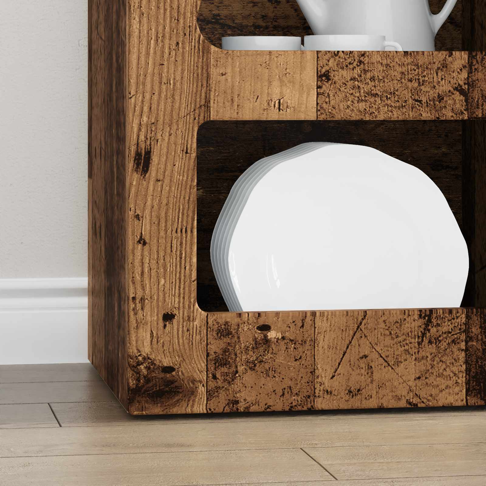Bufet Lemn vechi 40 x 35 x 100,5 cm Lemn compozit — imaginea 5