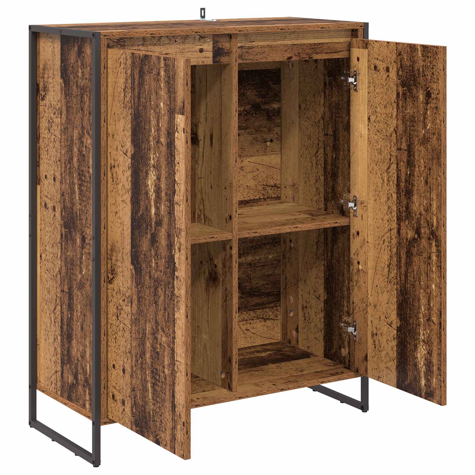Dulap pentru pantofi Lemn Vechi 79 x 36 x 100 cm Lemn compozit — imaginea 5
