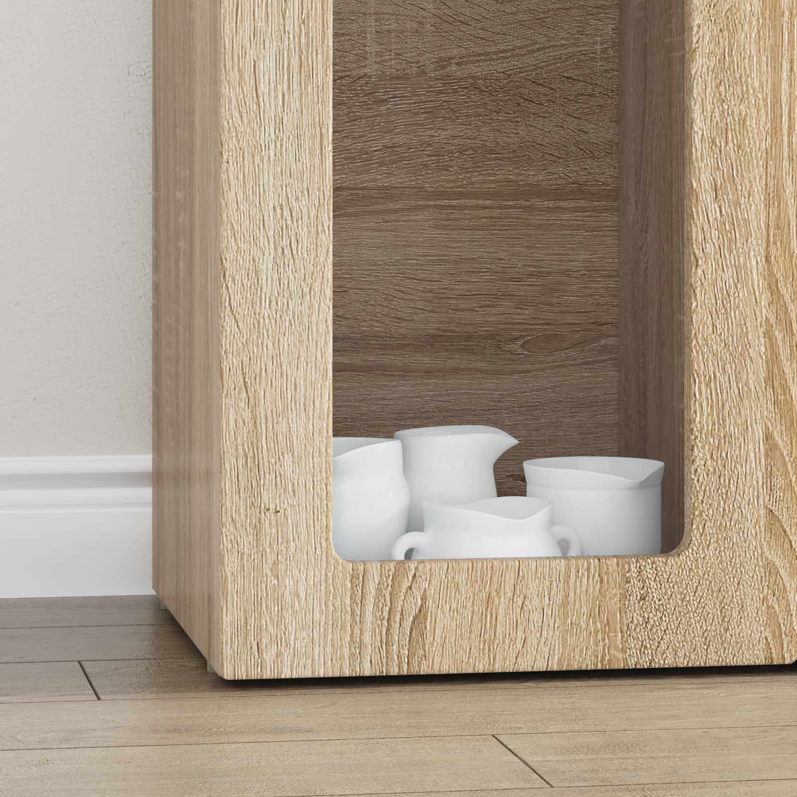 Bufet Stejar Sonoma 59 x 35 x 100,5 cm Lemn compozit — imaginea 5