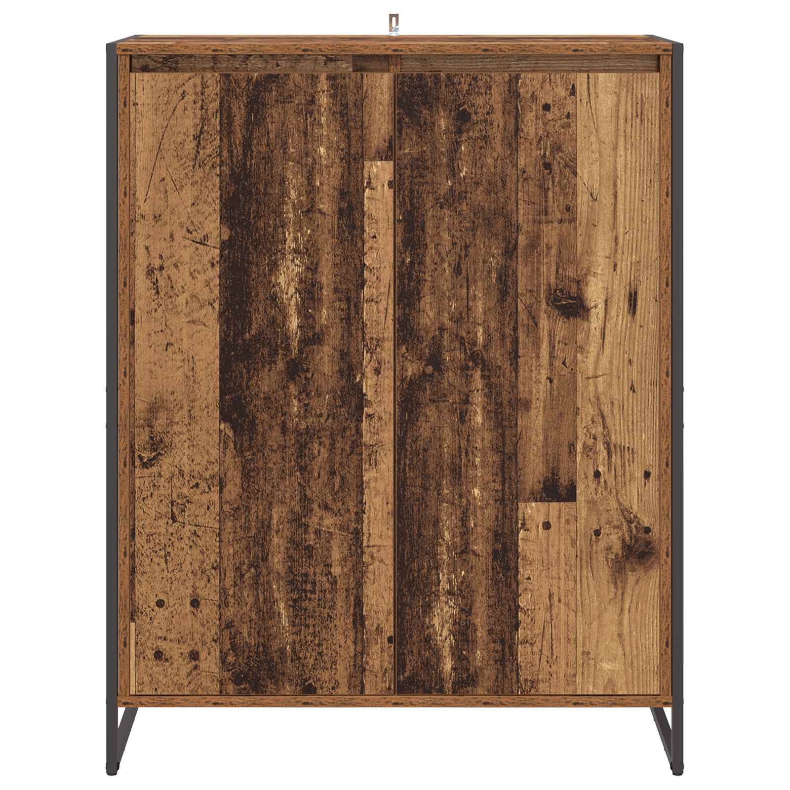 Dulap pentru pantofi Lemn Vechi 79 x 36 x 100 cm Lemn compozit — imaginea 6