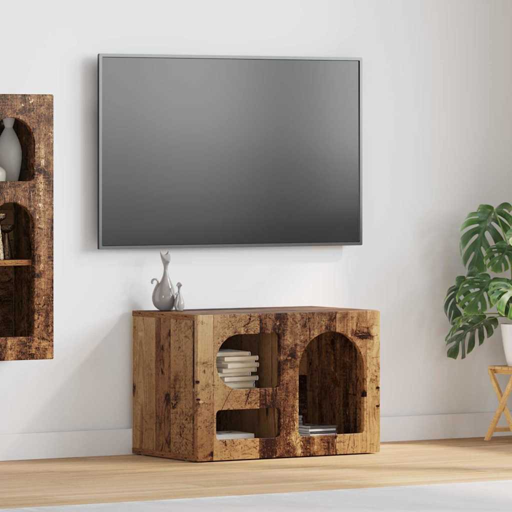 Cabinet TV Lemn vechi 60 x 35 x 40 cm Lemn compozit — imaginea 2