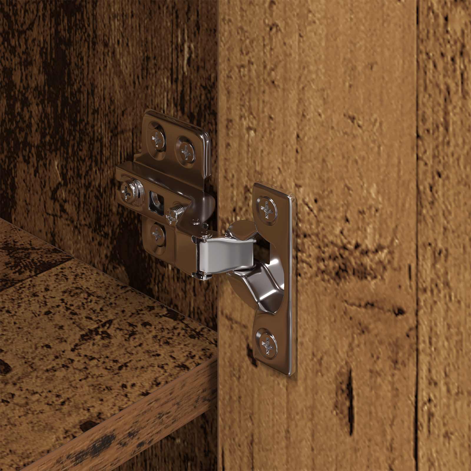 Dulap pentru pantofi Lemn Vechi 79 x 36 x 100 cm Lemn compozit — imaginea 11