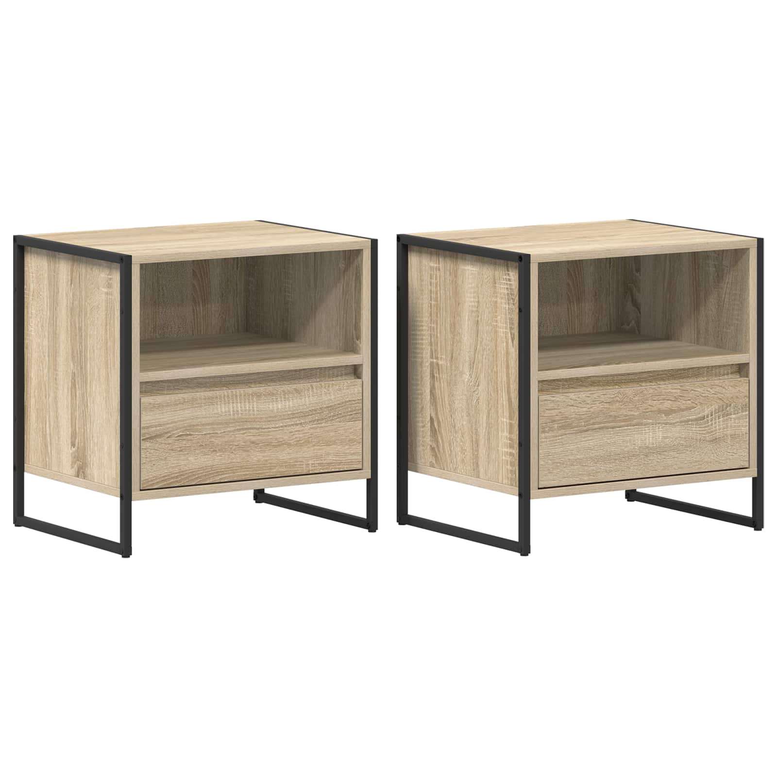 Noptiera cu sertar 2 pcs Sonoma 50 x 39,5 x 50 cm Lemn compozit
