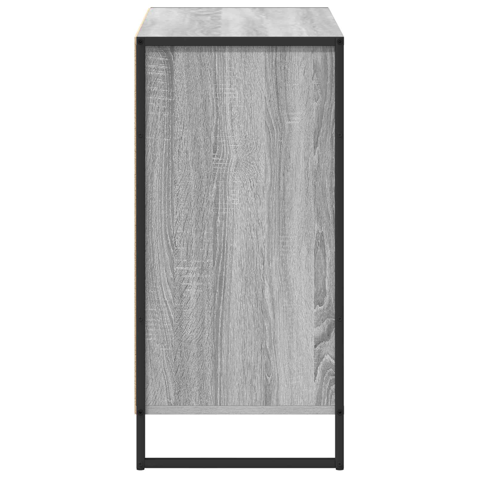 Dulap lateral Gri Sonoma 79 x 36 x 75 cm Lemn compozit — imaginea 7
