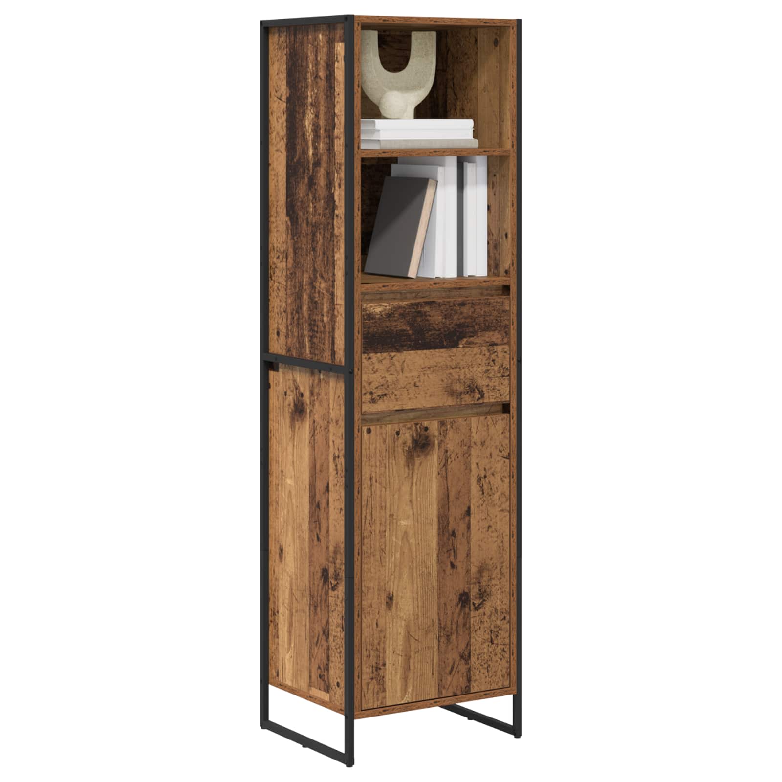 Dulap pentru carti Lemn Vechi 43 x 36 x 150.5 cm Lemn compozit — imaginea 3
