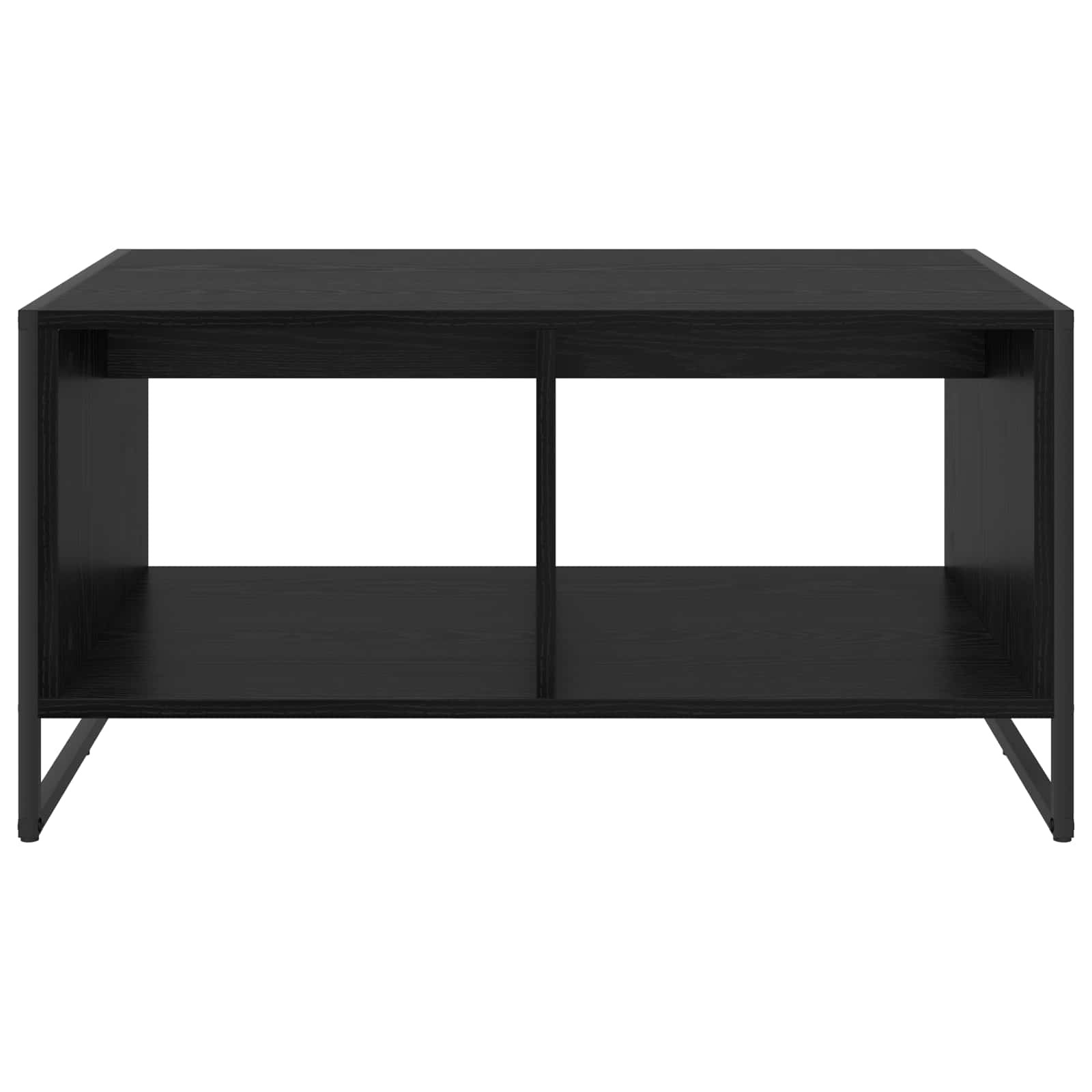 Masa de cafea Stejar Negru 80 x 50 x 40 cm Lemn compozit — imaginea 5