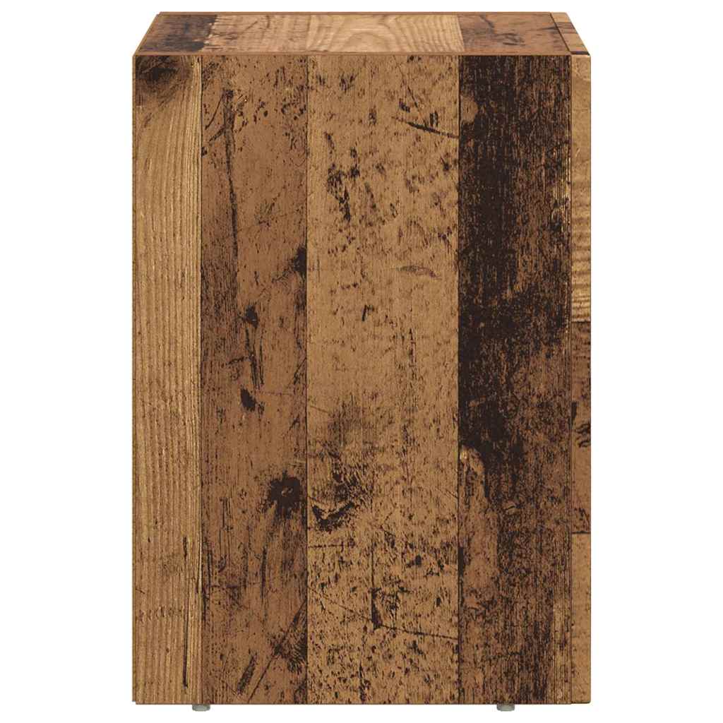 Noptiera Lemn vechi 29.5 x 35 x 50 cm Lemn compozit — imaginea 6