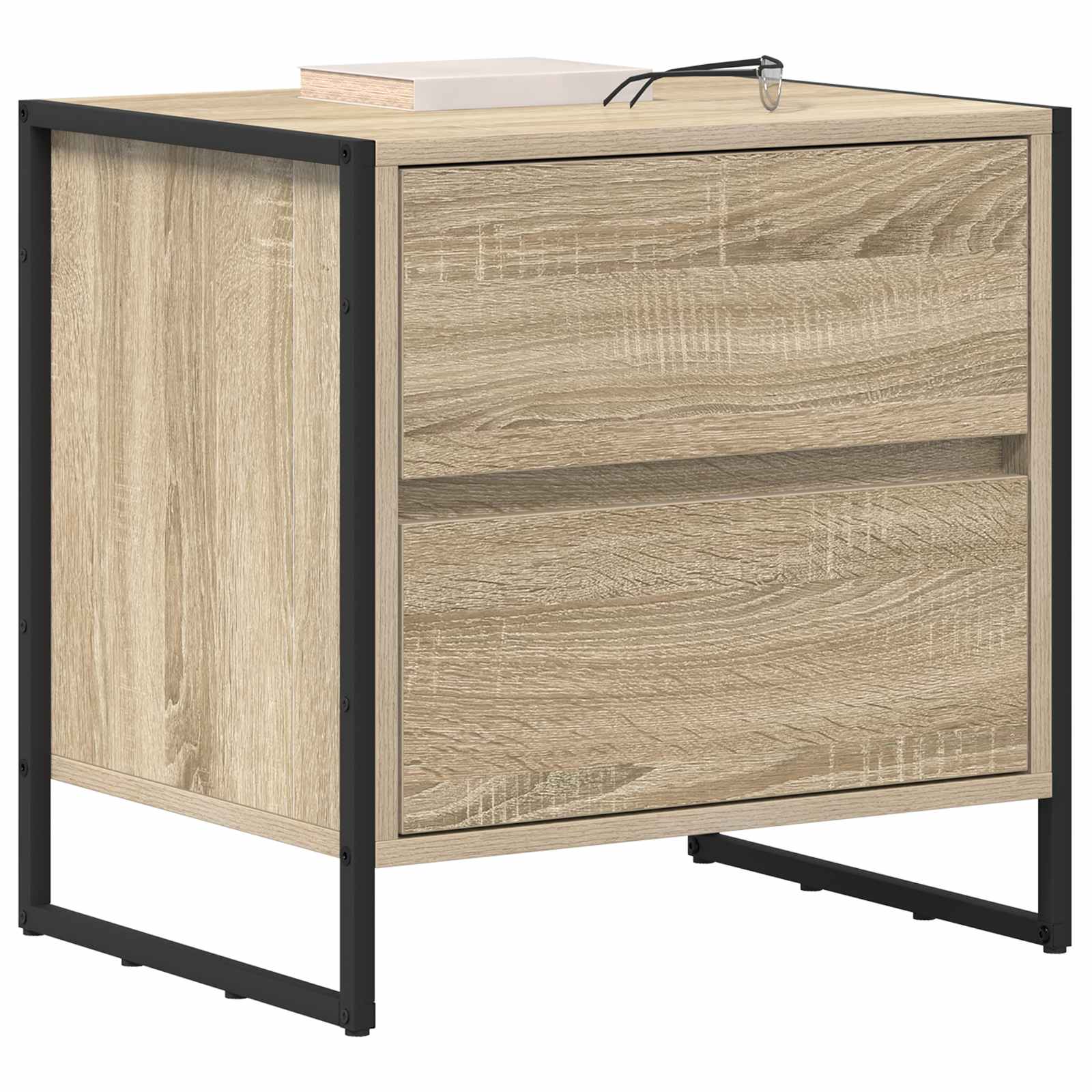 Noptiera cu sertar Sonoma 50 x 39.5 x 50 cm Lemn compozit — imaginea 3