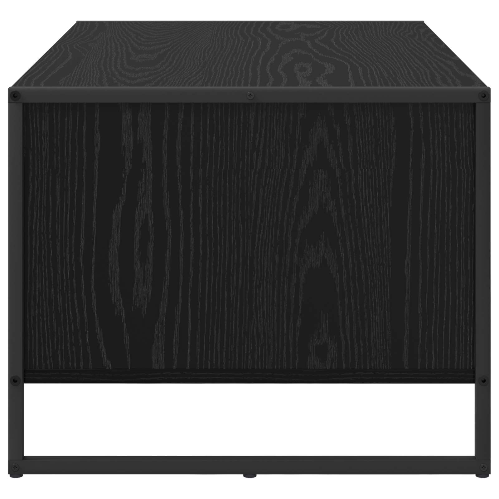 Masa de cafea Stejar Negru 80 x 50 x 40 cm Lemn compozit — imaginea 6
