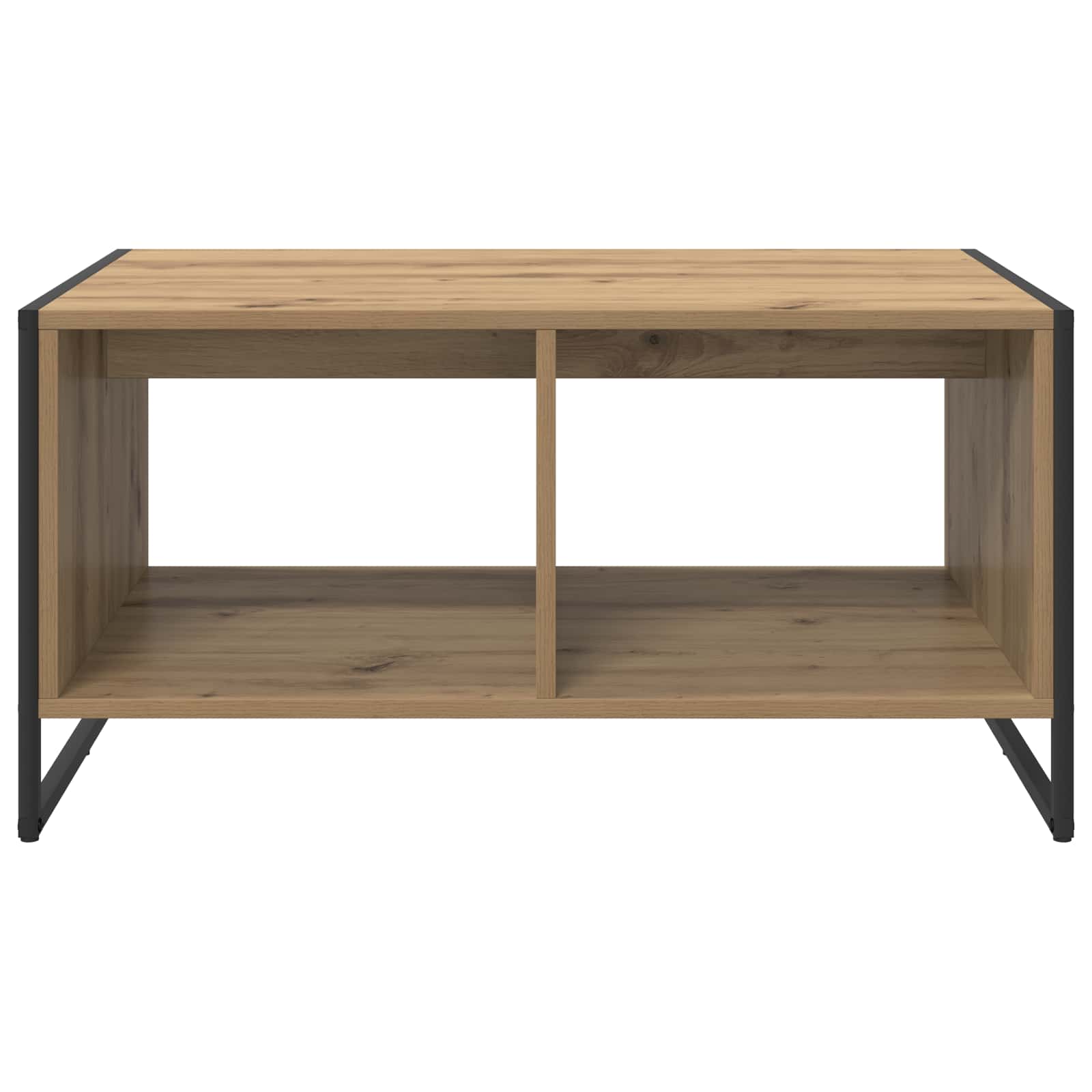 Masa de cafea Stejar artizanal 80 x 50 x 40 cm Lemn compozit — imaginea 6