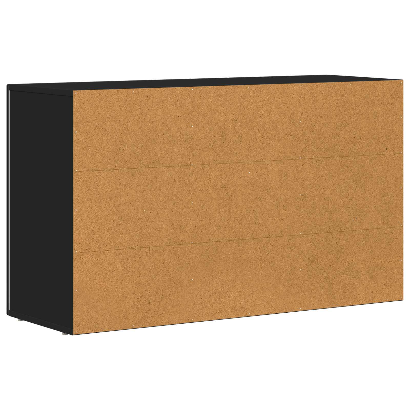 Bufet Negru 100 x 35 x 59 cm Lemn compozit — imaginea 8