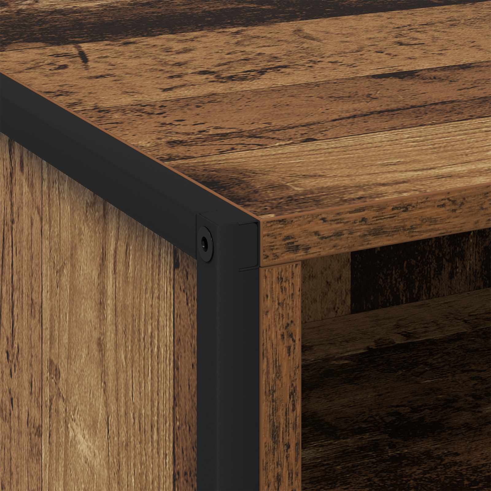 Noptiera cu sertar Lemn Vechi 50 x 39,5 x 50 cm Lemn compozit — imaginea 8