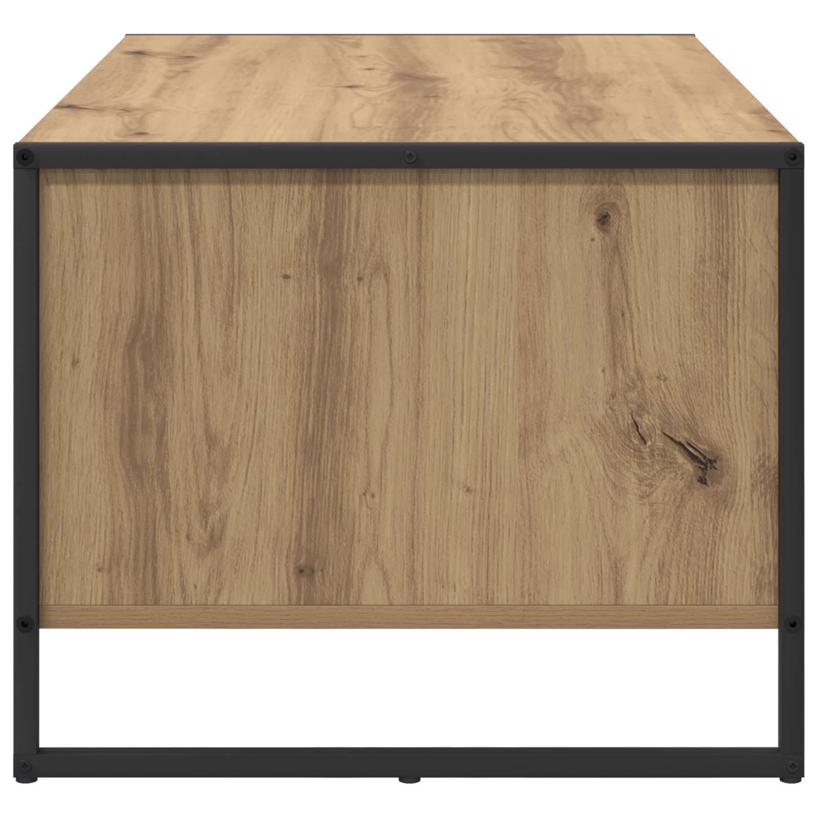 Masa de cafea Stejar artizanal 80 x 50 x 40 cm Lemn compozit — imaginea 7