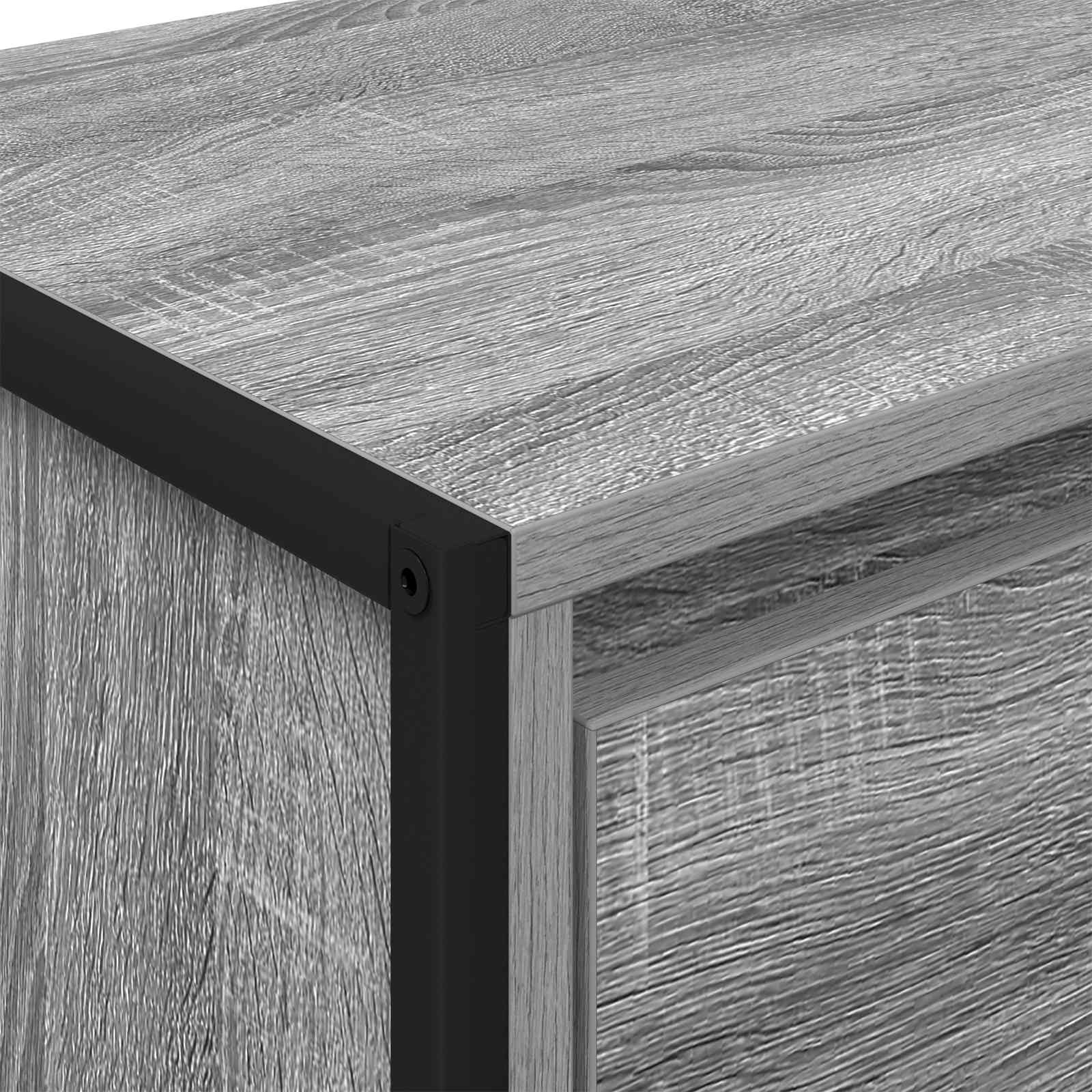 Bufet cu sertar Gri Sonoma 42 x 36 x 75.5 cm Lemn compozit — imaginea 9