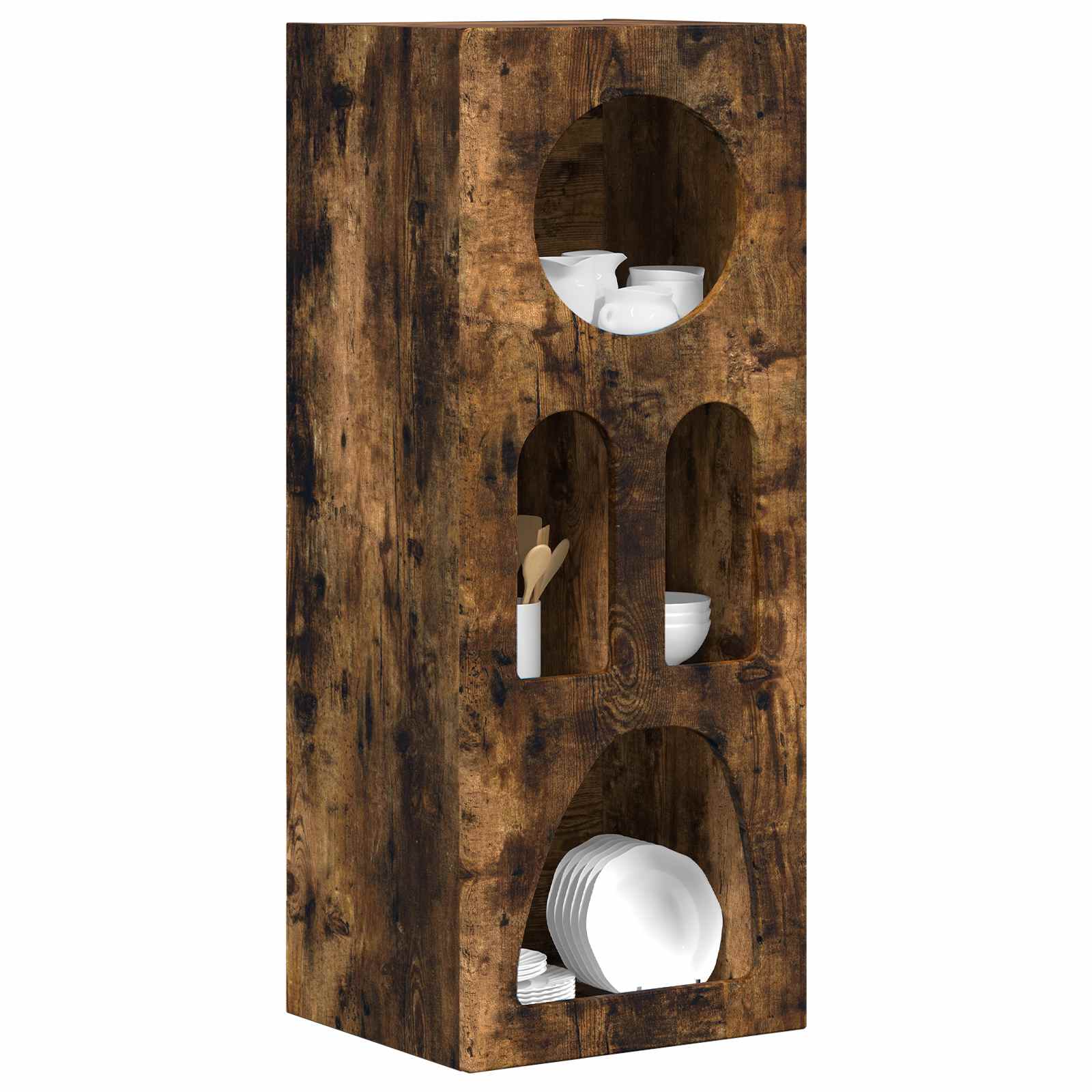 Bufet Stejar fumuriu 40 x 35 x 100.5 cm Lemn compozit — imaginea 3