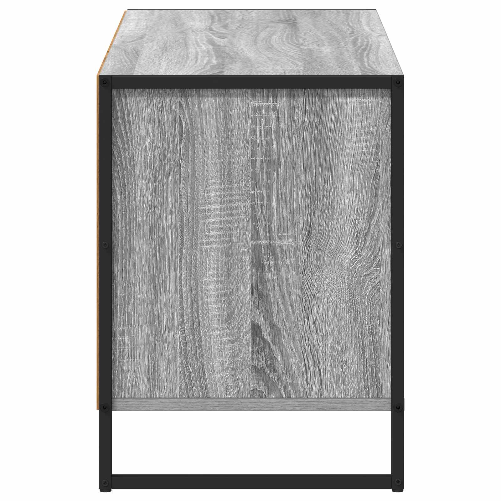 Cabinet TV Gri Sonoma 100 x 36 x 49,5 cm Lemn compozit — imaginea 7