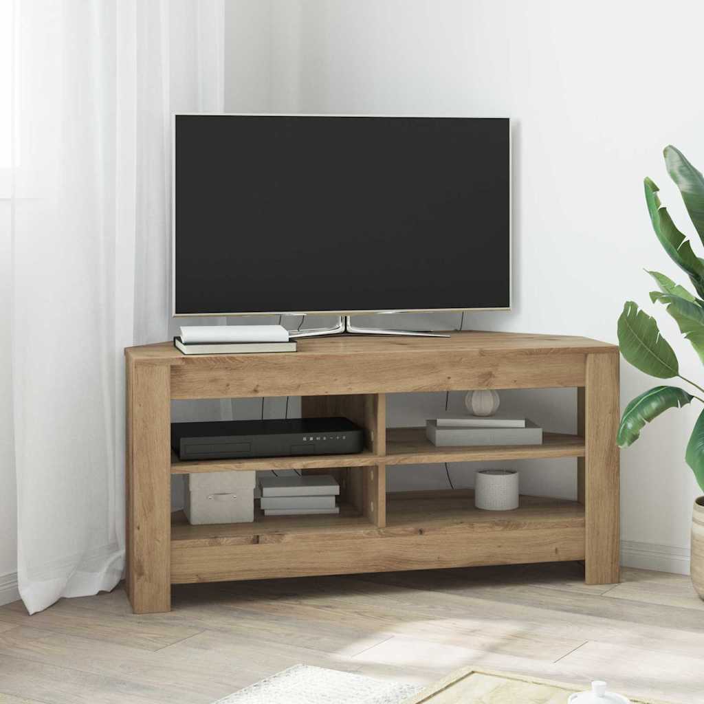 DulapdecoltpentruTV Stejar Artizanal 102 x 40,5 x 45 cm — imaginea 2