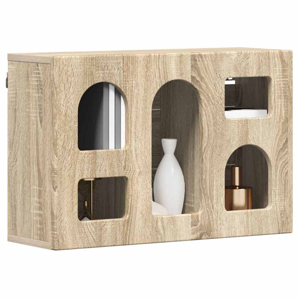 Dulap suspendat Stejar Sonoma 60 x 20 x 40 cm Lemn compozit — imaginea 4