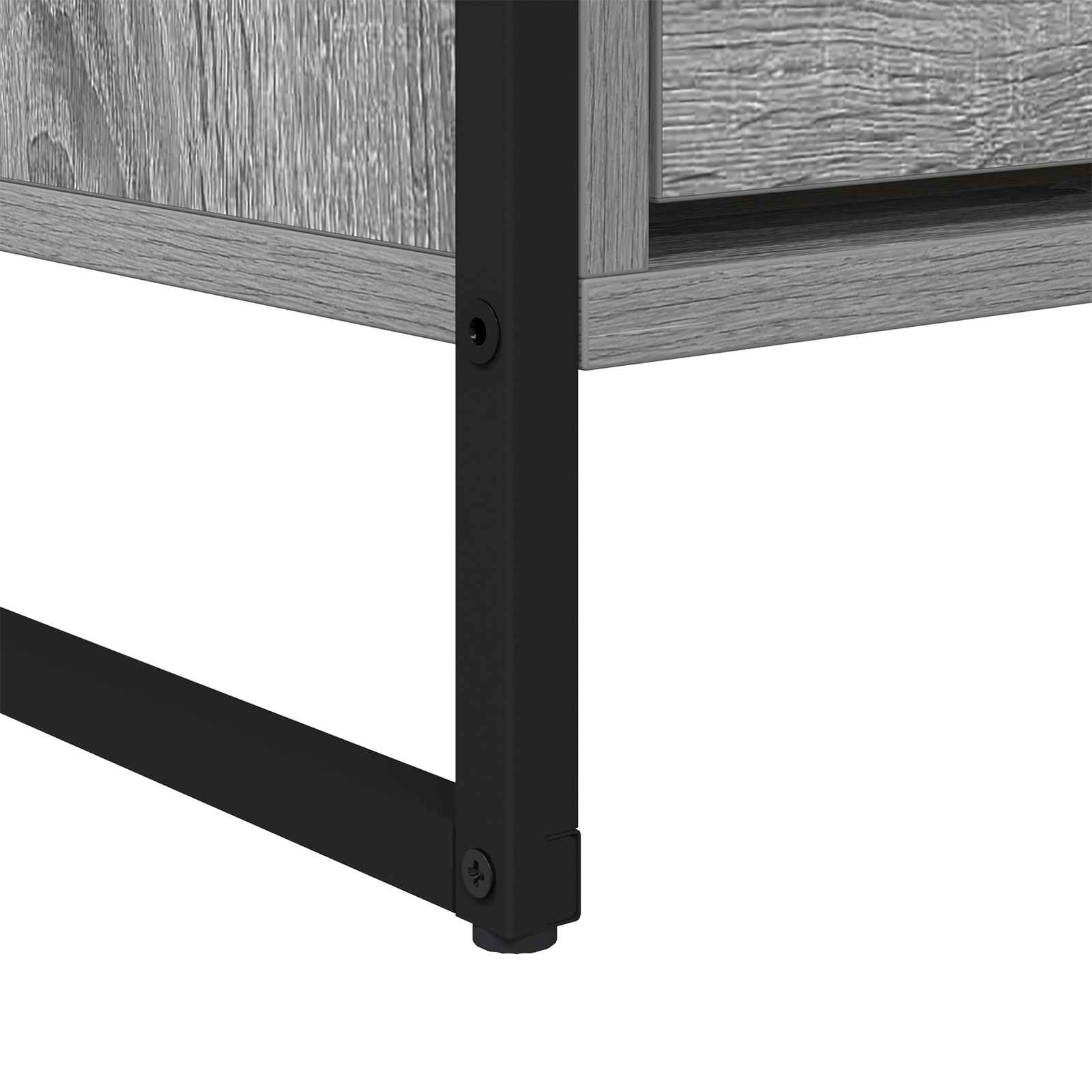 Cabinet TV Gri Sonoma 100 x 36 x 49,5 cm Lemn compozit — imaginea 10