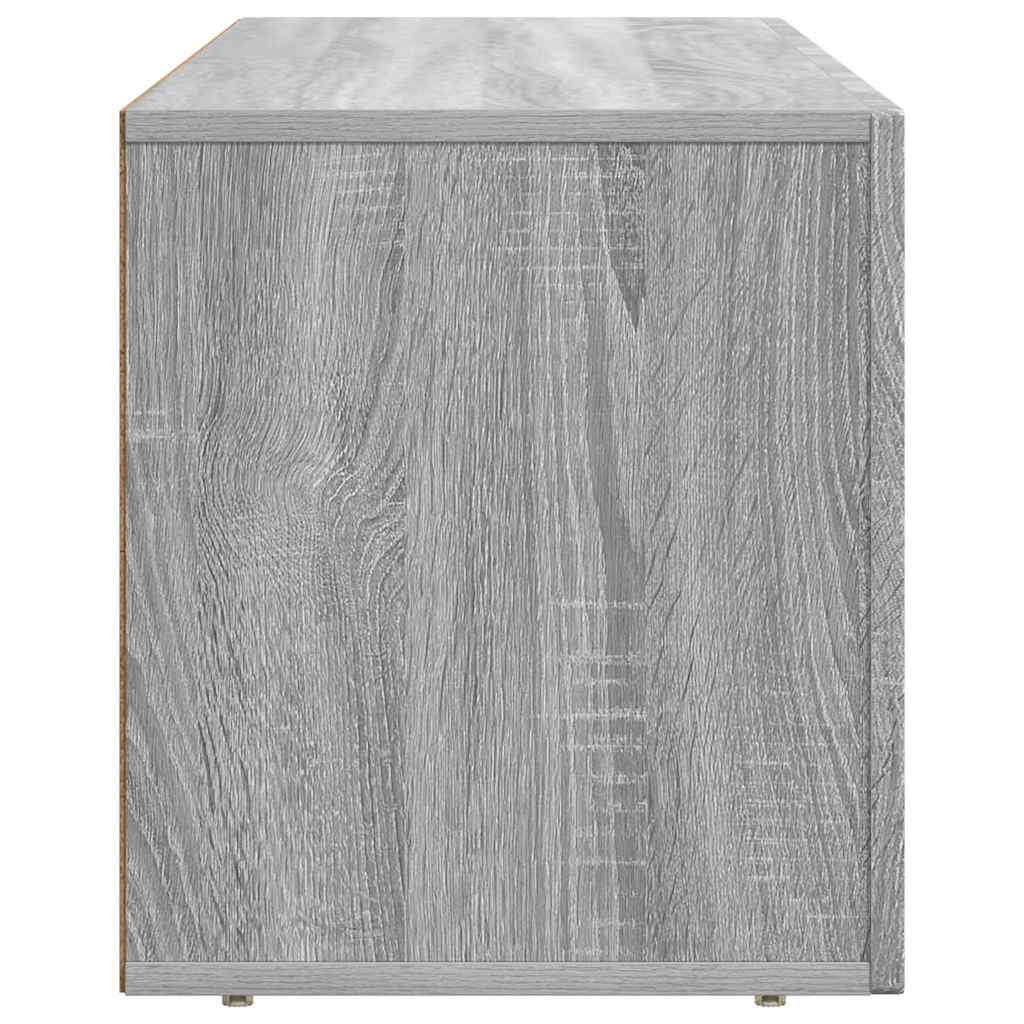 Cabinet TV Gri Sonoma 100 x 35 x 40 cm Lemn compozit — imaginea 7
