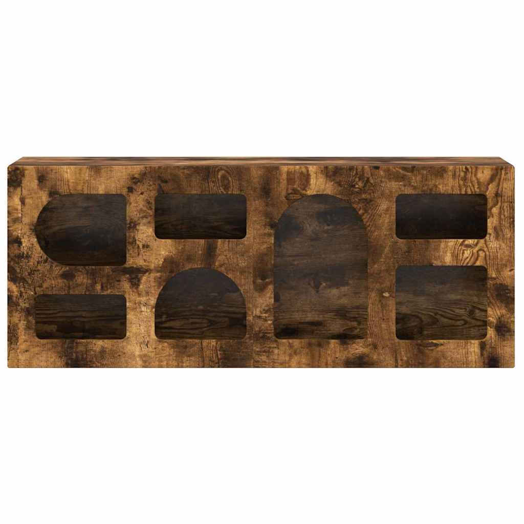 Cabinet TV Stejar fumuriu 100 x 35 x 40 cm Lemn compozit — imaginea 6