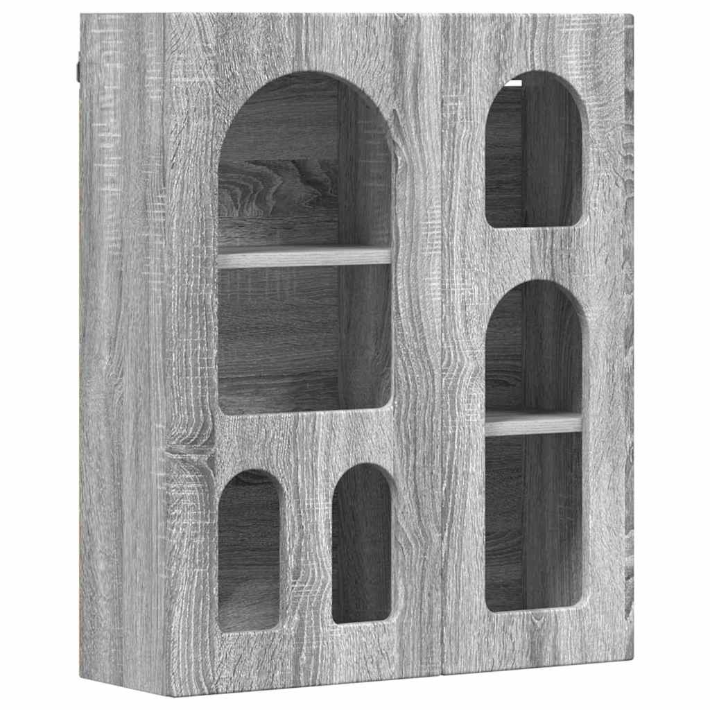 Dulap suspendat Gri Sonoma 59 x 20 x 71.5 cm Lemn compozit