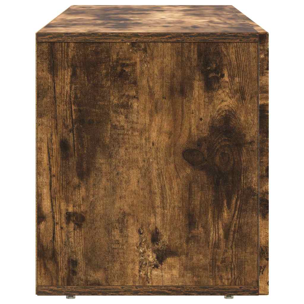 Cabinet TV Stejar fumuriu 100 x 35 x 40 cm Lemn compozit — imaginea 7