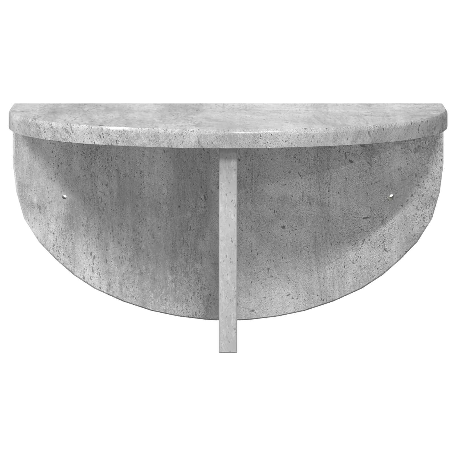 Raft de perete Gri din beton 38 x 19 x 19 cm Lemn compozit — imaginea 5