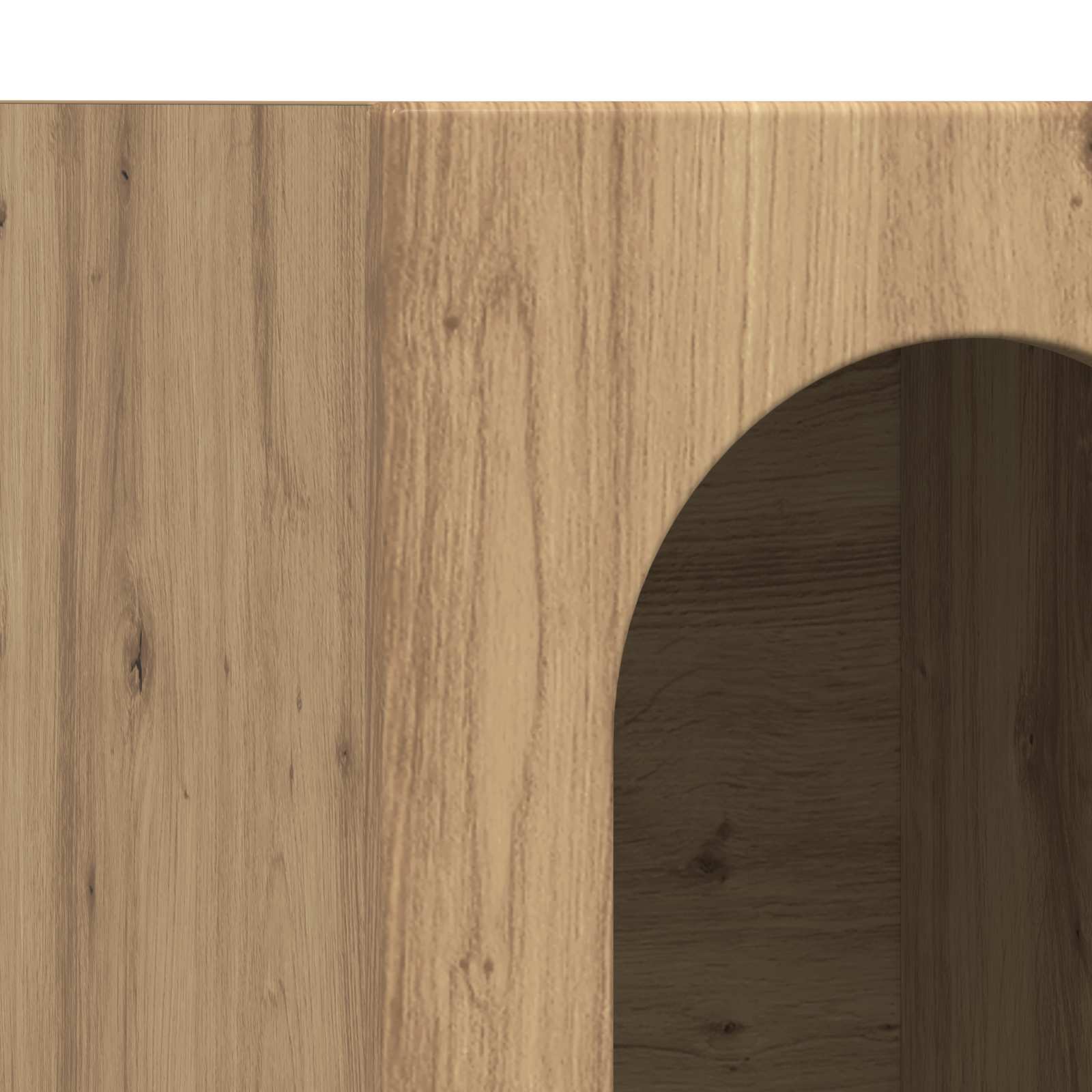 Bufet Stejar Artizanal 59 x 35 x 100,5 cm Lemn compozit — imaginea 9