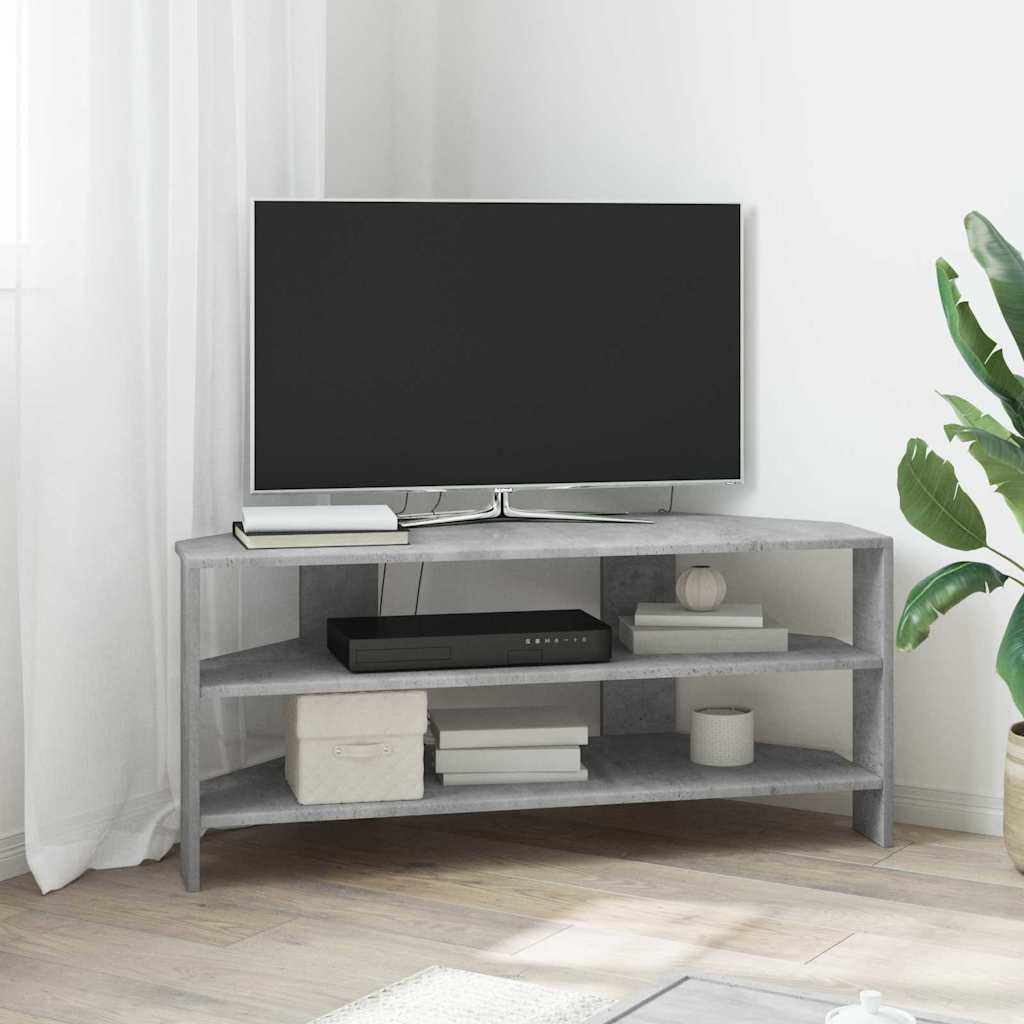DulapdecoltpentruTV Gri din beton 102x40,5x45cm Lemn compozit — imaginea 2