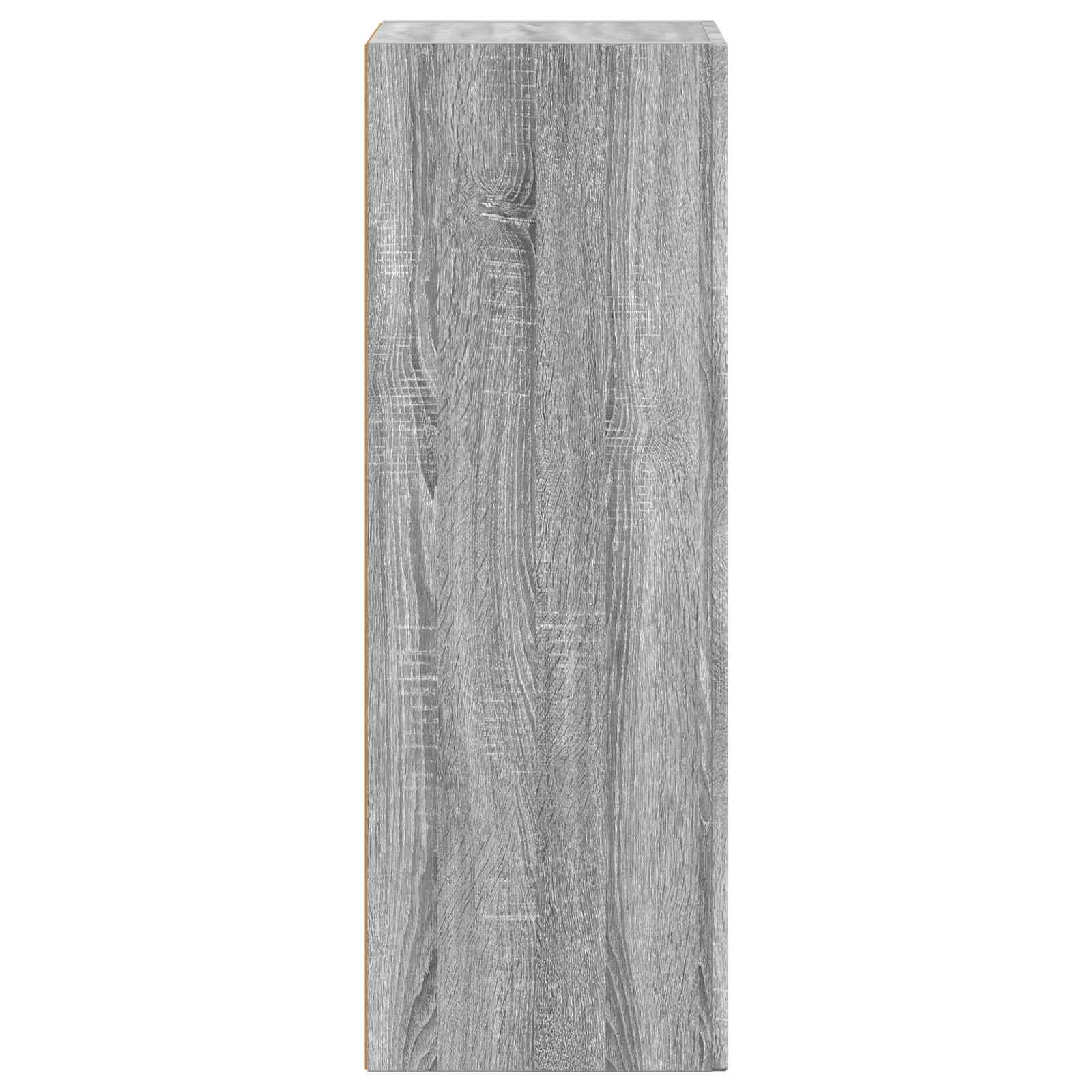 Bufet Gri Sonoma 40 x 35 x 100,5 cm Lemn compozit — imaginea 7