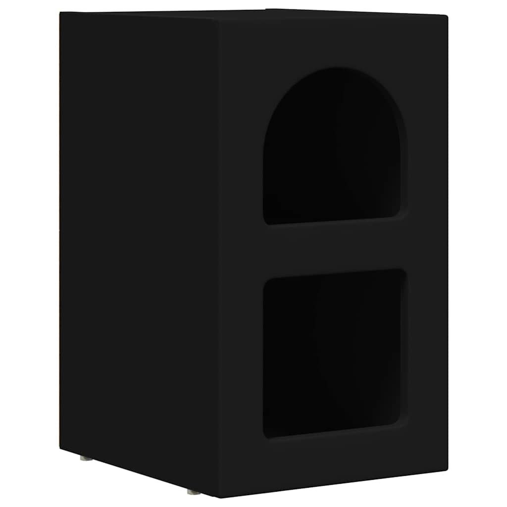 Noptiera Negru 29.5 x 35 x 50 cm Lemn compozit