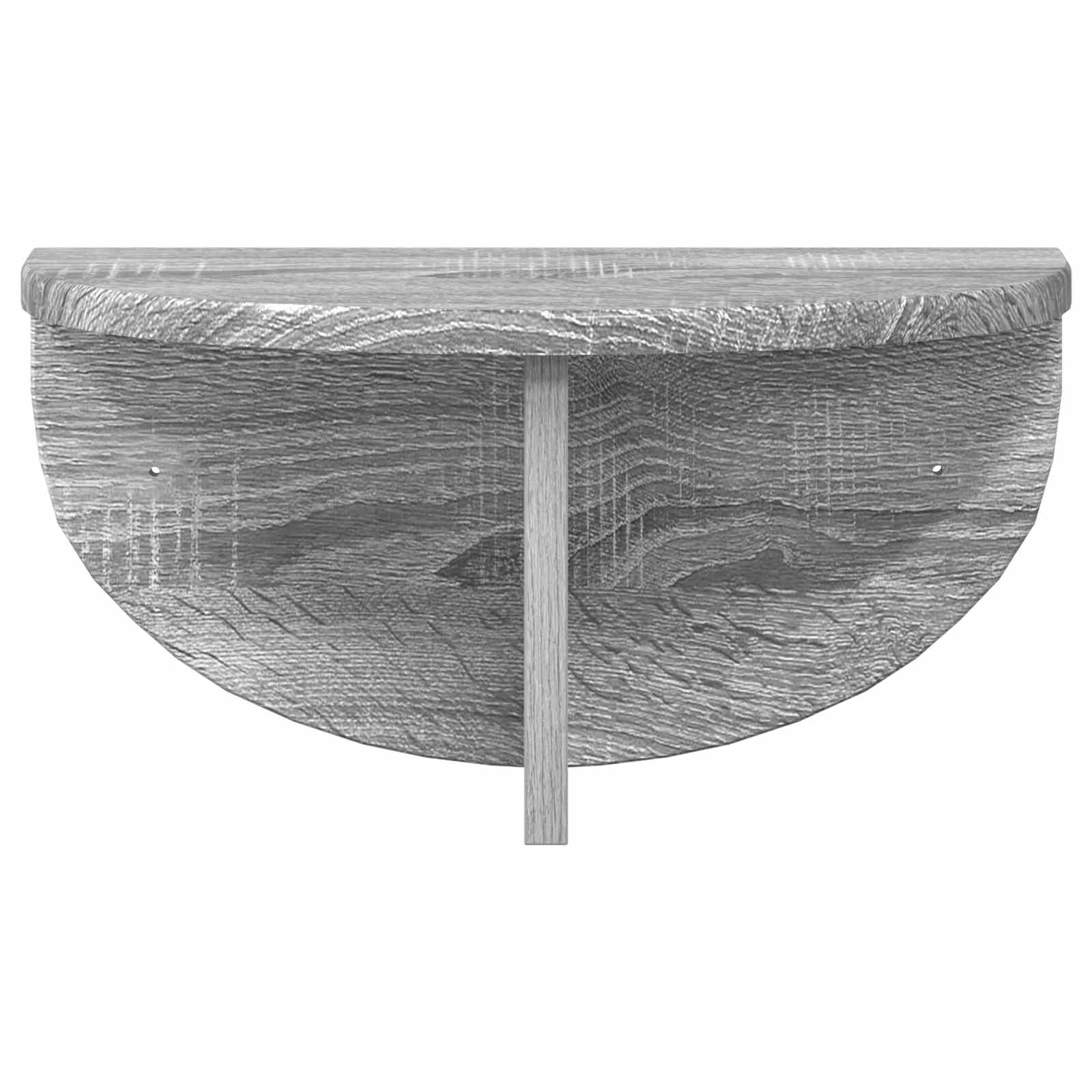 Raft de perete Gri Sonoma 38 x 19 x 19 cm Lemn compozit — imaginea 5