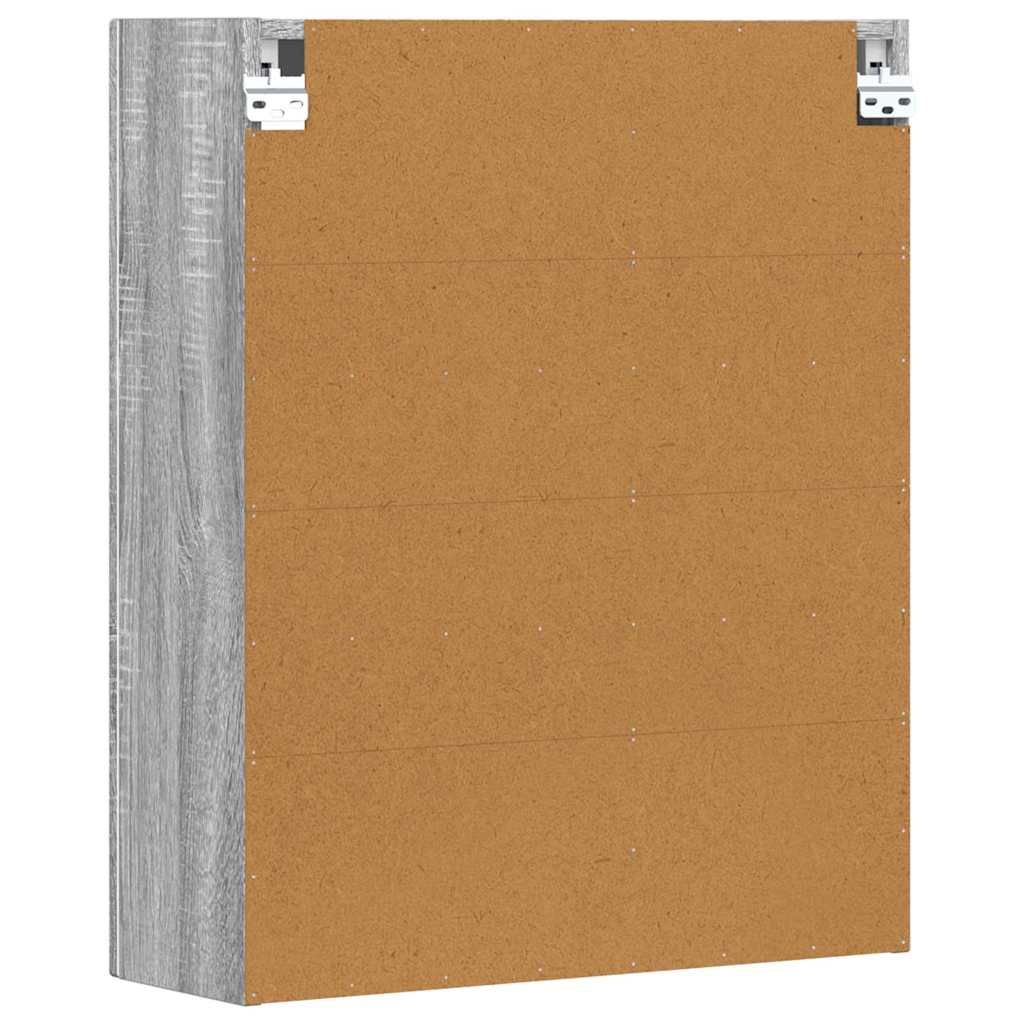Dulap suspendat Gri Sonoma 59 x 20 x 71.5 cm Lemn compozit — imaginea 8