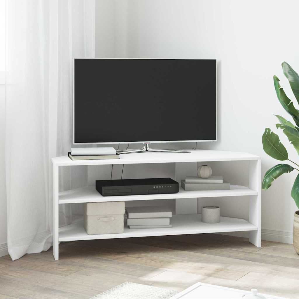 DulapdecoltpentruTV Alb 102x40,5x45cm Lemn compozit — imaginea 2