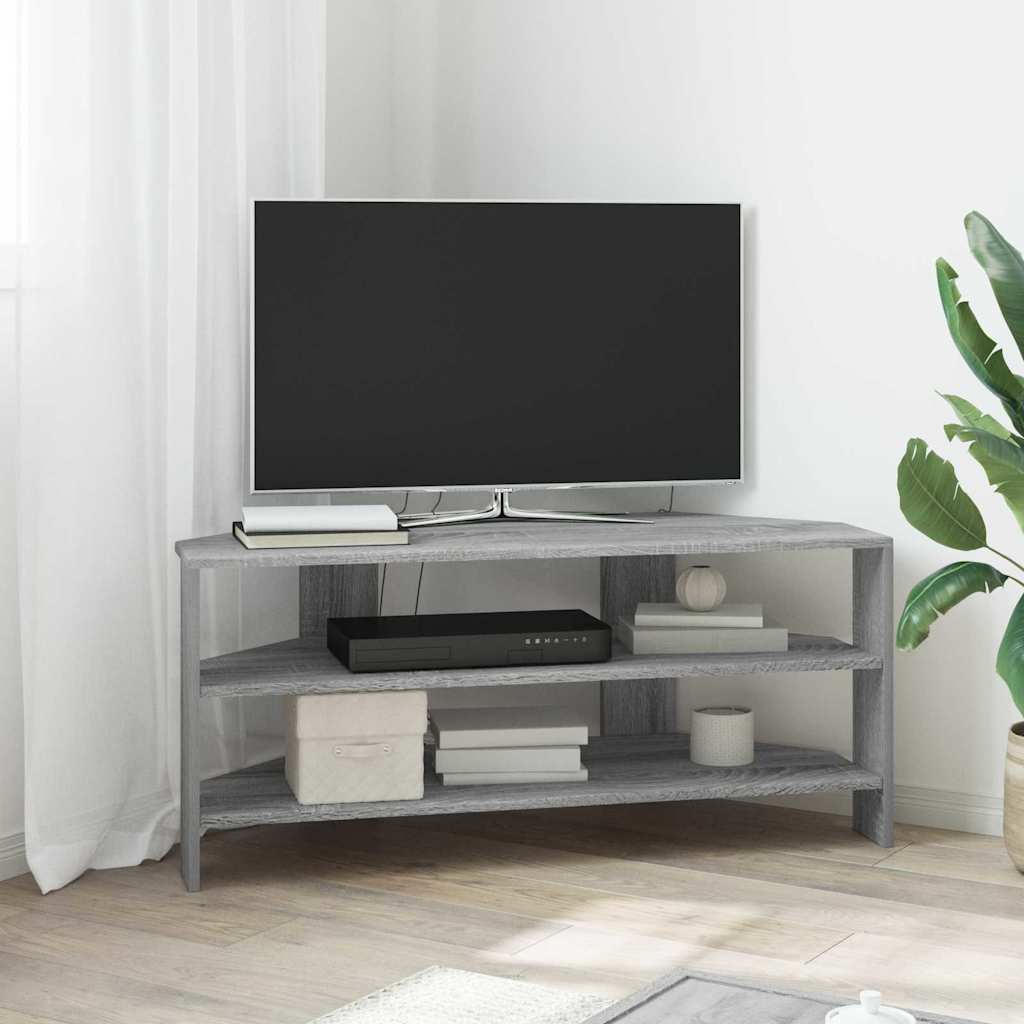 DulapdecoltpentruTV Gri Sonoma 102x40,5x45cm Lemn compozit — imaginea 2
