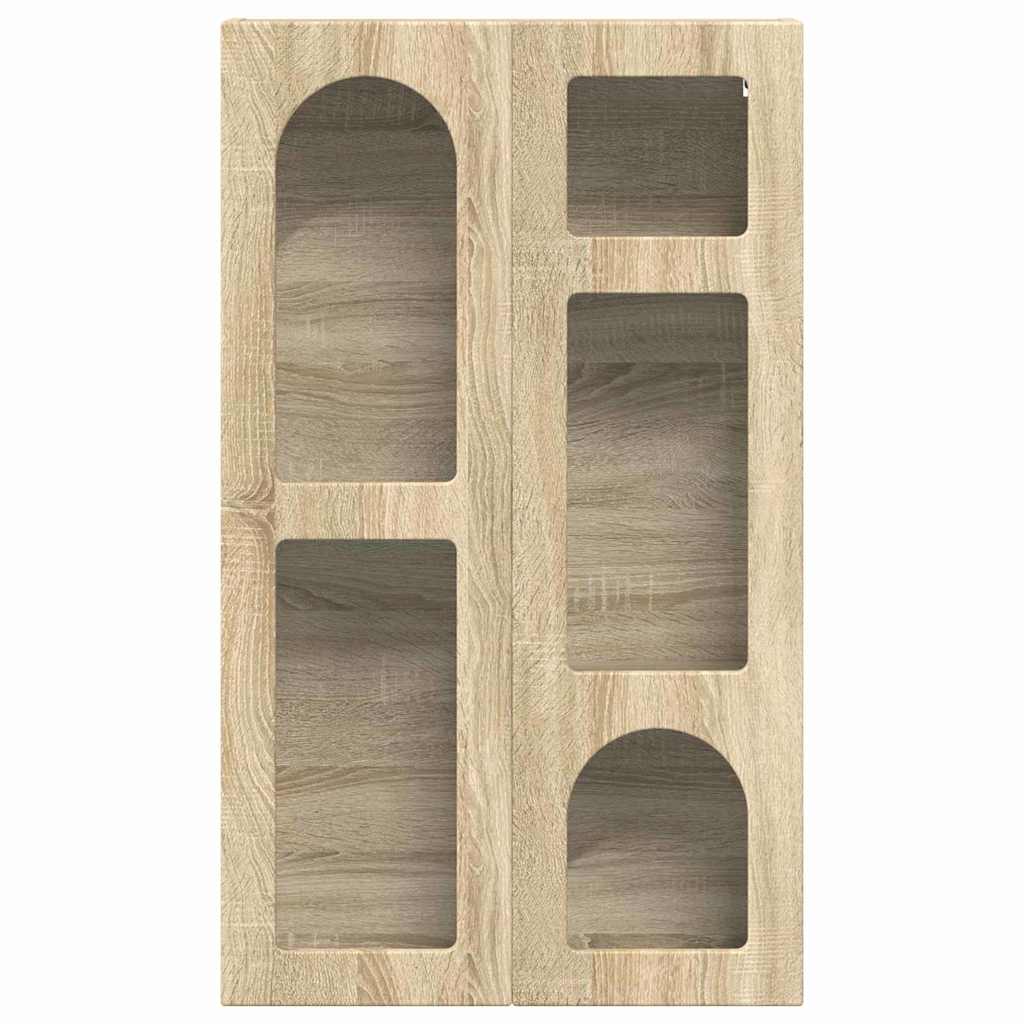 Dulap suspendat Stejar Sonoma 59 x 20 x 100 cm Lemn compozit — imaginea 6