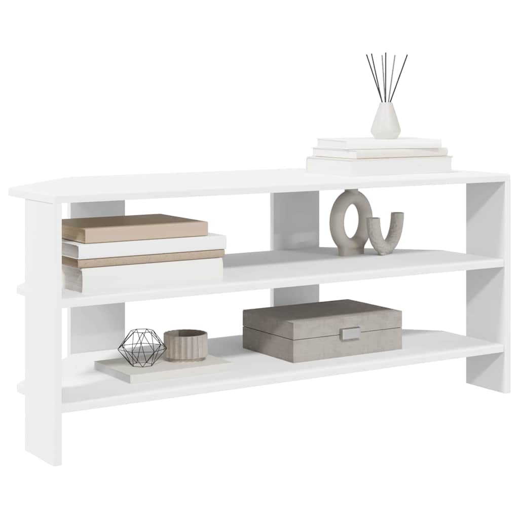 DulapdecoltpentruTV Alb 102x40,5x45cm Lemn compozit — imaginea 4