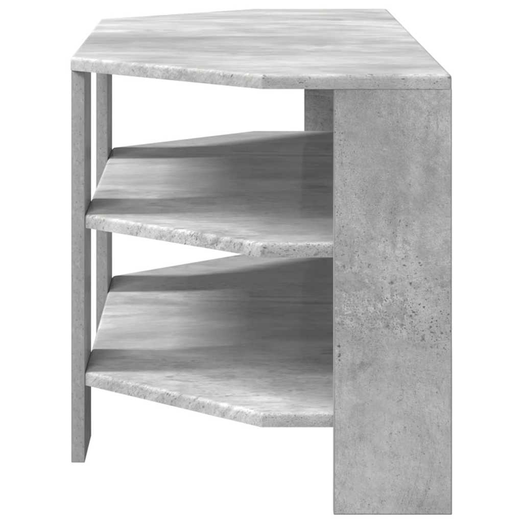 DulapdecoltpentruTV Gri din beton 102x40,5x45cm Lemn compozit — imaginea 7