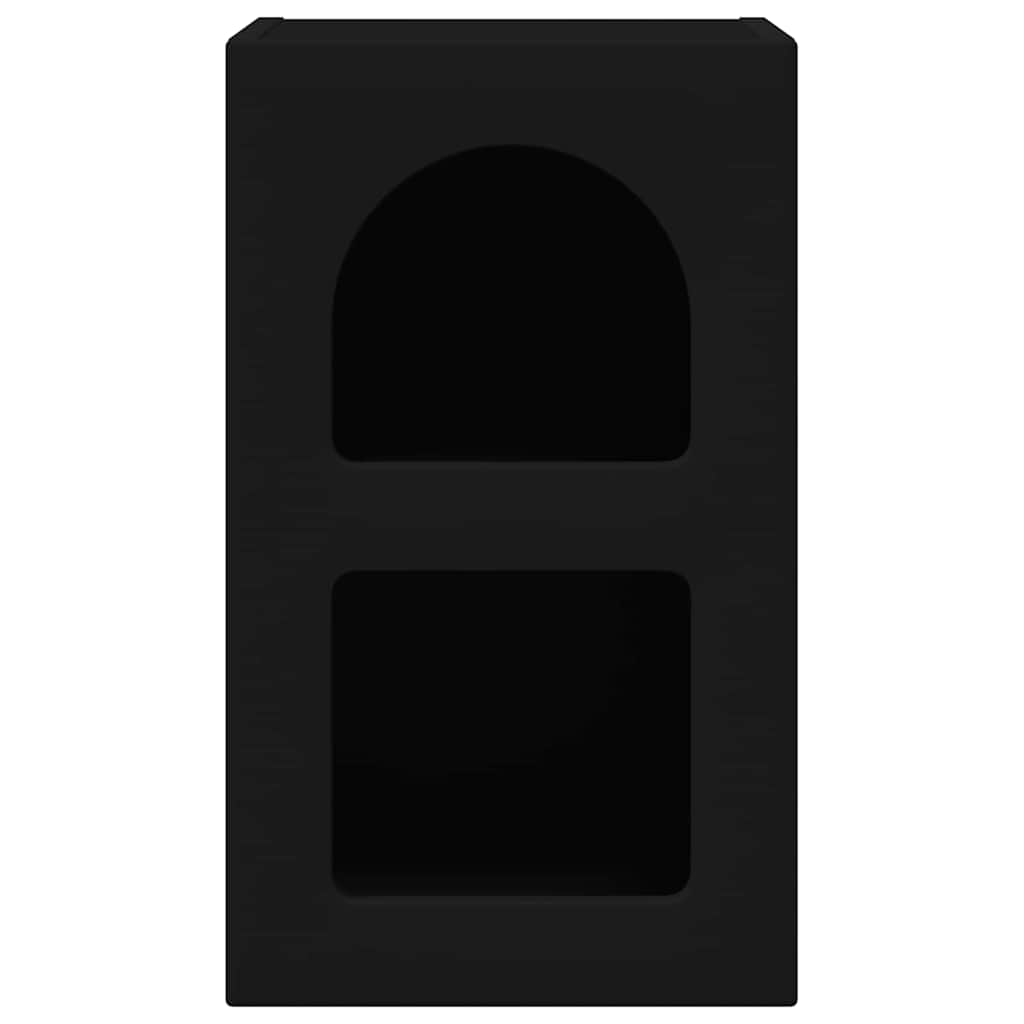 Noptiera Negru 29.5 x 35 x 50 cm Lemn compozit — imaginea 5