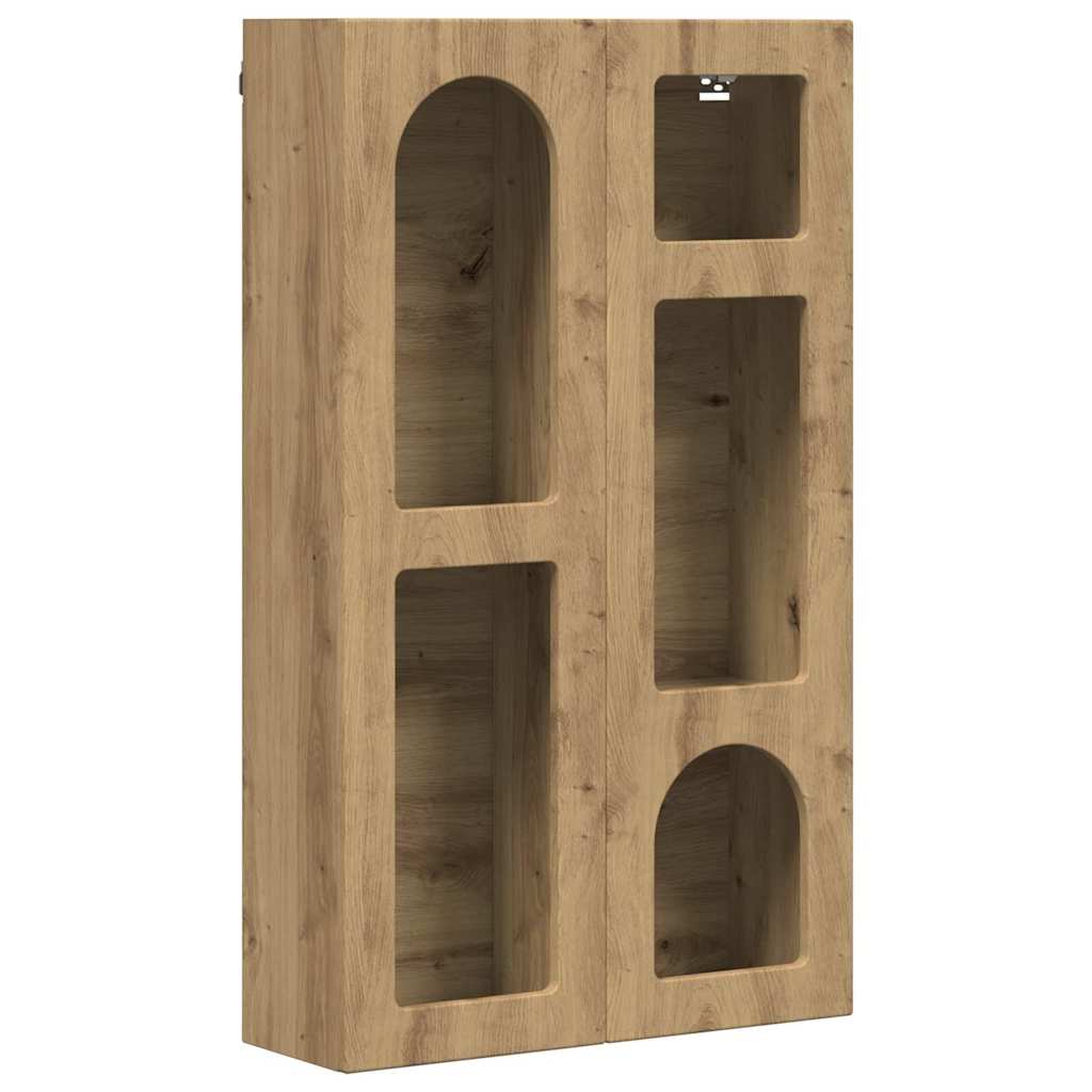 Dulap suspendat Stejar Artizanal 59 x 20 x 100 cm Lemn compozit