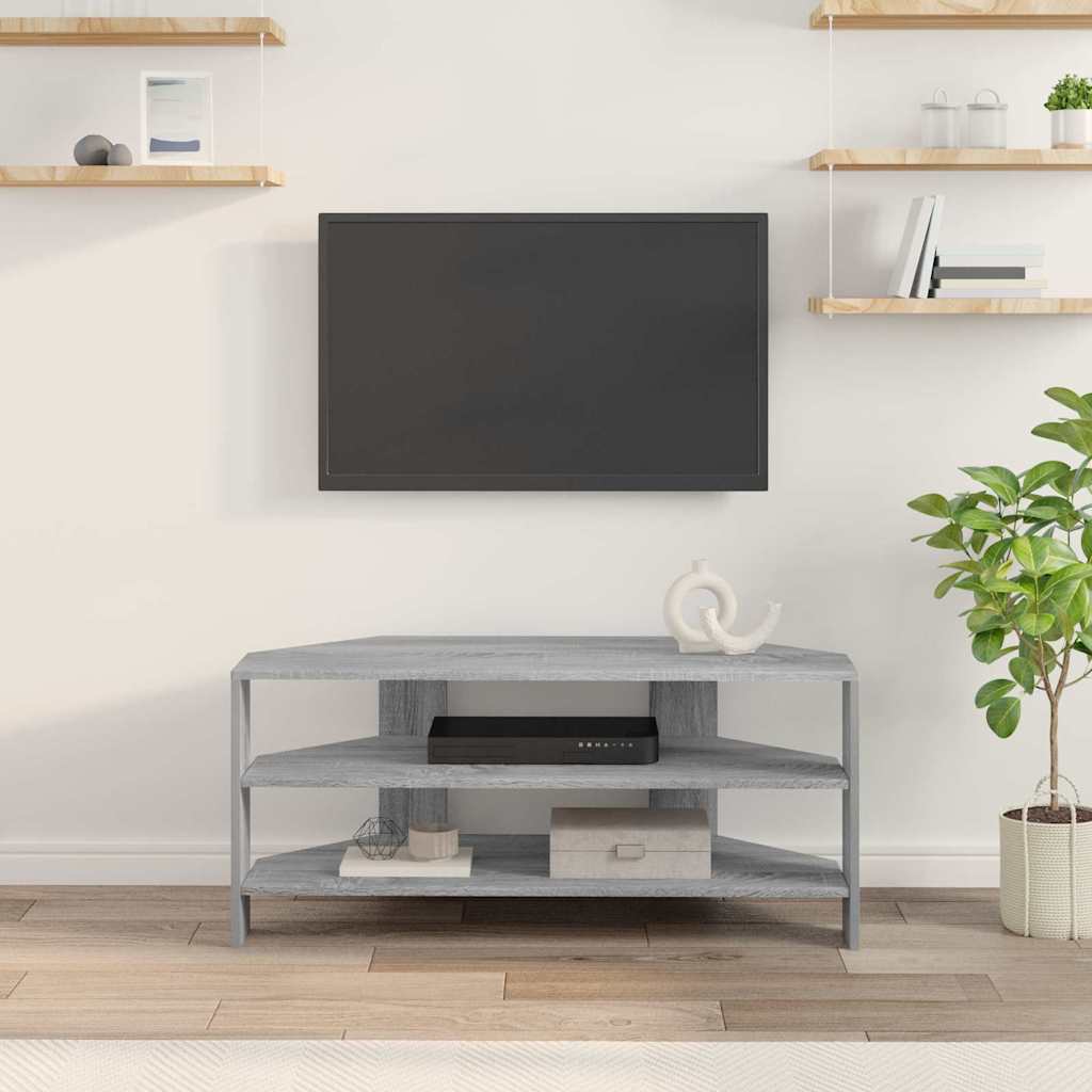 DulapdecoltpentruTV Gri Sonoma 102x40,5x45cm Lemn compozit — imaginea 5