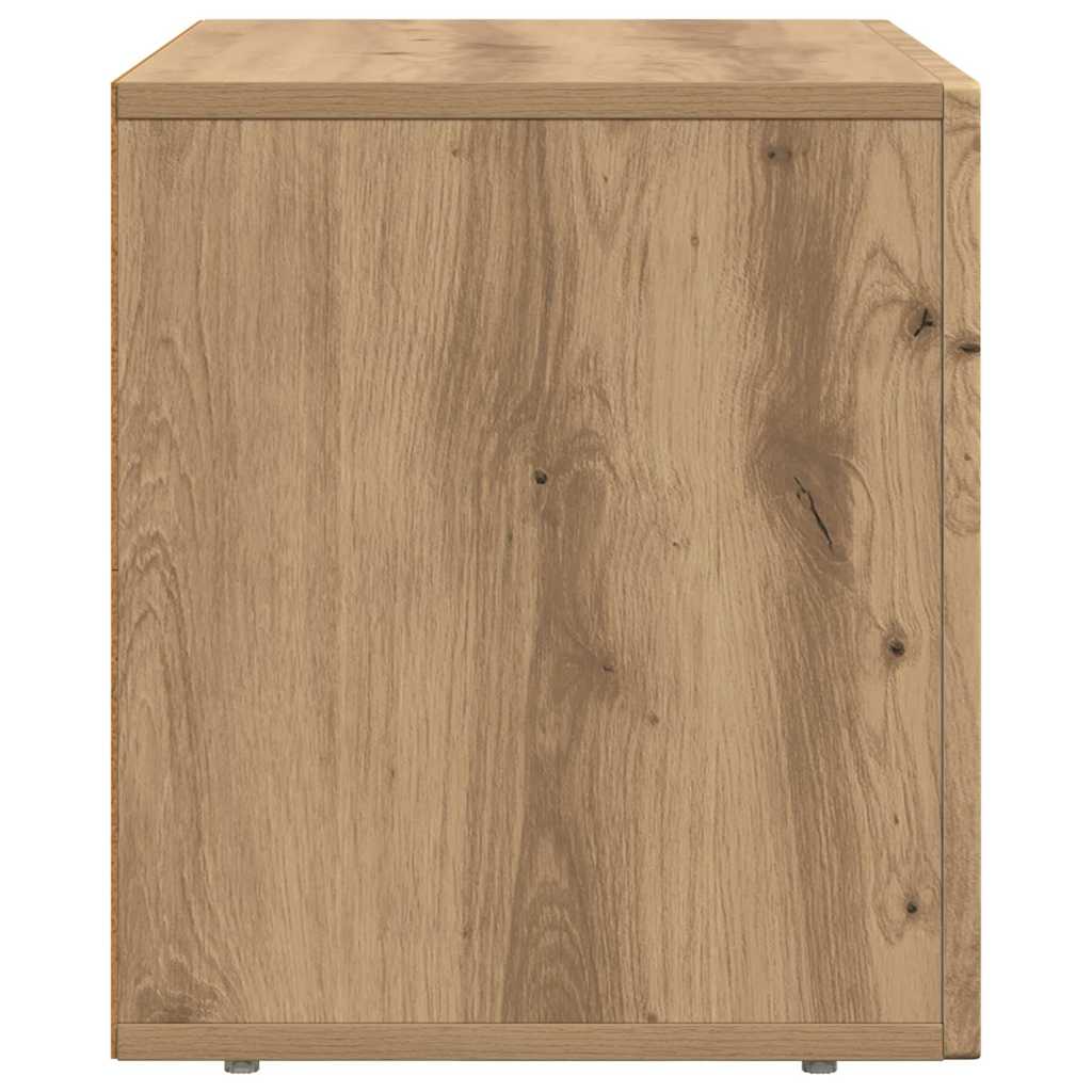 Cabinet TV Stejar Artizanal 60 x 35 x 40 cm Lemn compozit — imaginea 7