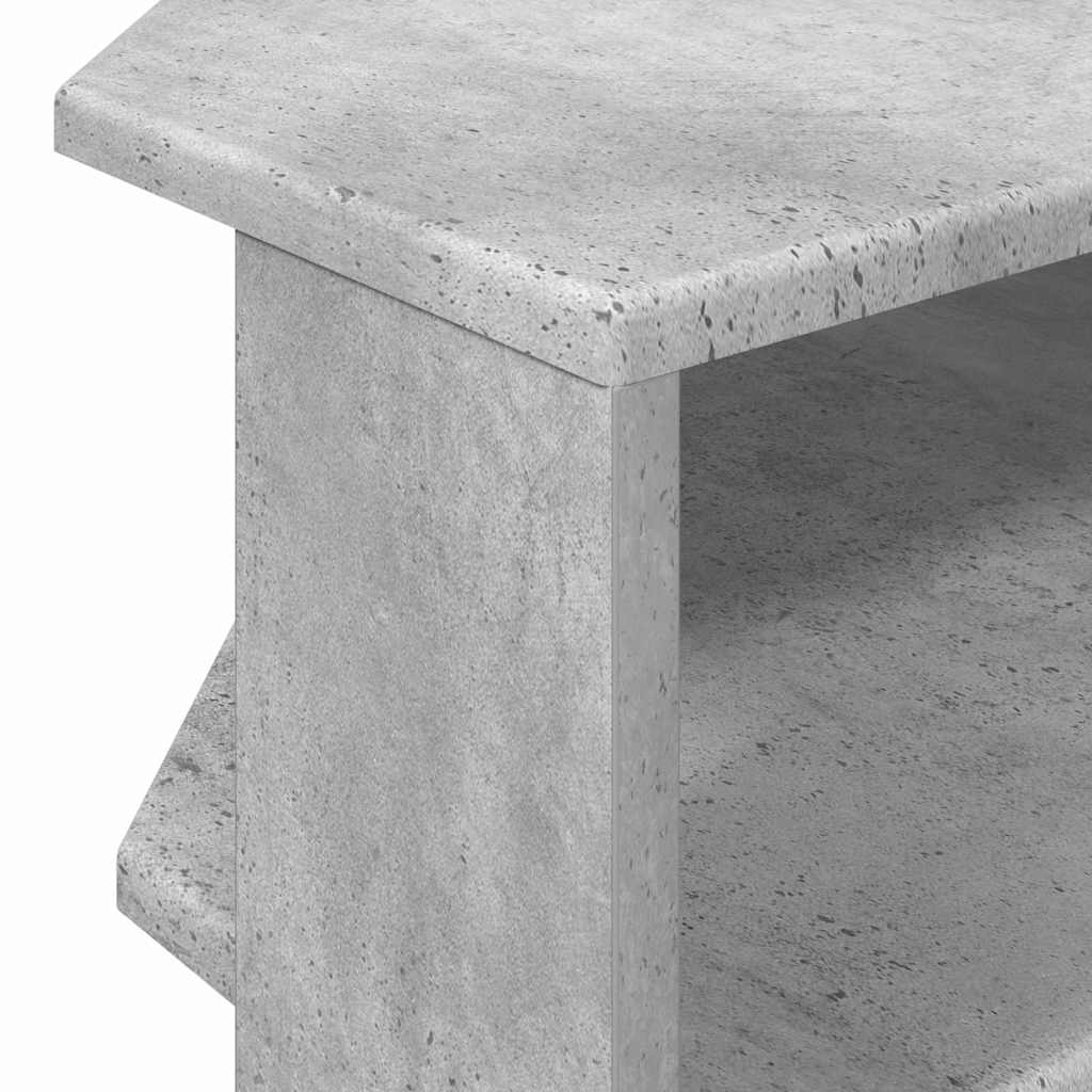 DulapdecoltpentruTV Gri din beton 102x40,5x45cm Lemn compozit — imaginea 9