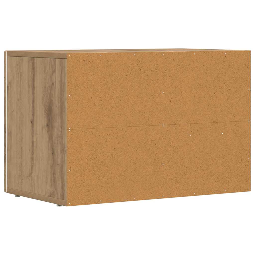 Cabinet TV Stejar Artizanal 60 x 35 x 40 cm Lemn compozit — imaginea 8