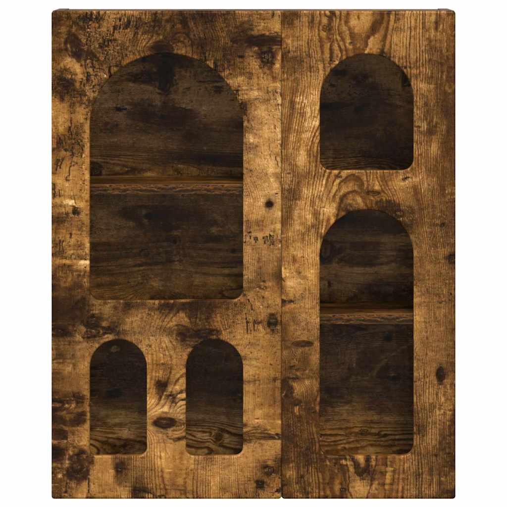 Dulap suspendat Stejar fumuriu 59 x 20 x 71.5 cm Lemn compozit — imaginea 6